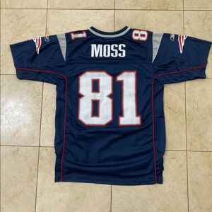 Youth New England Patriots Retro Moss Reebok NFL Jersey